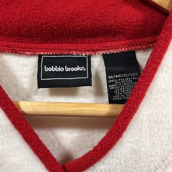 Bobbie Brooks white fleece cat sweater - Picture 3 of 4